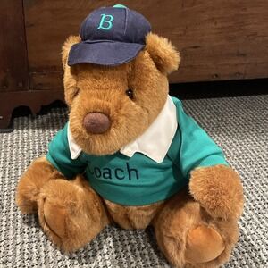Coach Lands End Gund Bear Vintage 1991 Excellent Condition